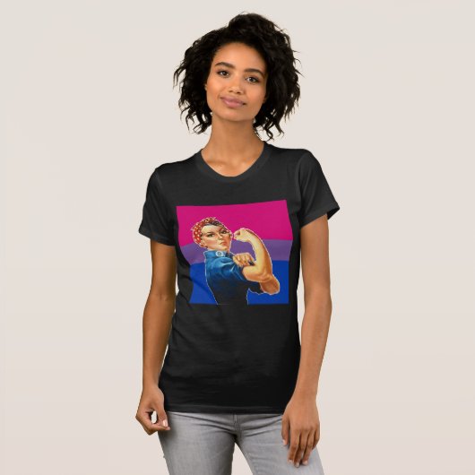 Bisexueller Frauen-Stolz T-Shirt (Vorne ganz)