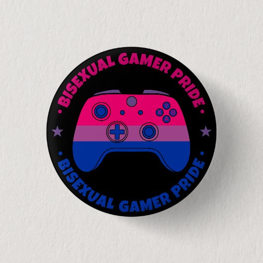 Bisexueller Gamer Prix Video Game Controller Button (Vorderseite)