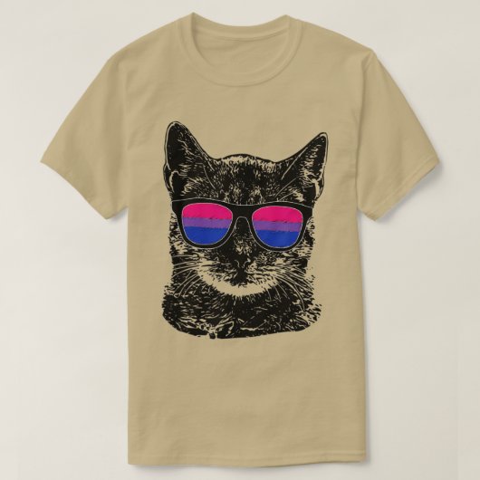 Bisexueller Gay Pride LGBT-Sonnenbrille T-Shirt (Design vorne)
