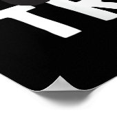 Bisexueller Gay Pride Rainbow LGBT Raccoon Poster (Ecke)