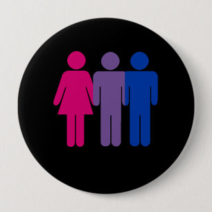 Bisexueller Junge Button