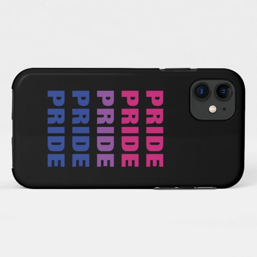 Bisexueller LGBTQ-Pride, anpassbarer, mehrfacher T Case-Mate iPhone Hülle (Rückseite (Horizontal))