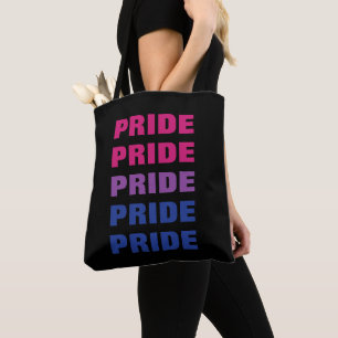 Bisexueller LGBTQ-Pride, anpassbarer, mehrfacher T Tasche