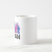 Bisexueller Mensch Kaffeetasse (Mittel)
