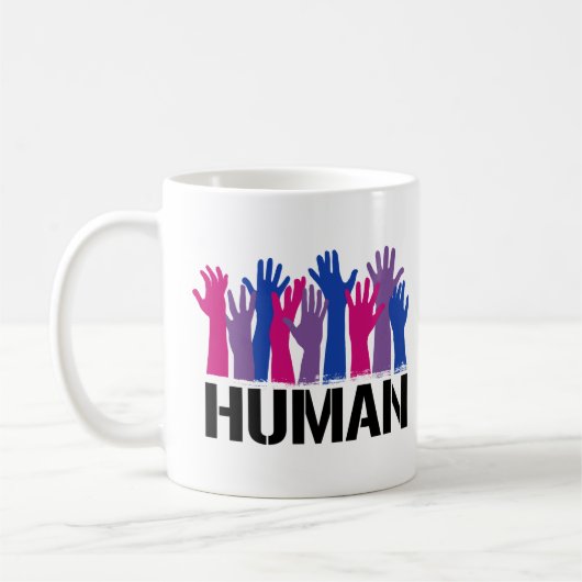 Bisexueller Mensch Kaffeetasse (Links)