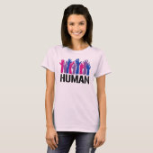 Bisexueller Mensch T-Shirt (Vorne ganz)