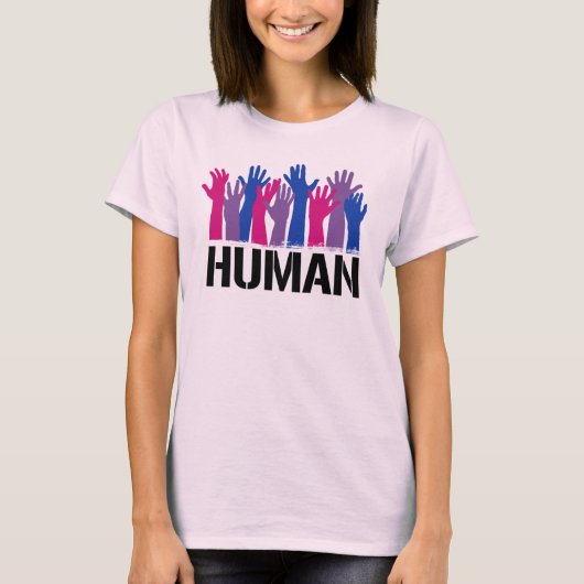 Bisexueller Mensch T-Shirt (Vorderseite)