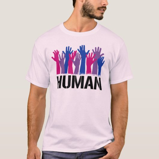 Bisexueller Mensch T-Shirt (Vorderseite)