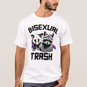 Bisexueller Müllwaschbär und Opossum T-Shirt