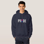 BISEXUELLER PRIDE WORT HOODIE (Vorne ganz)
