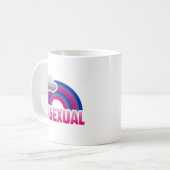 BISEXUELLER RAINBOW KAFFEETASSE (Vorderseite Links)