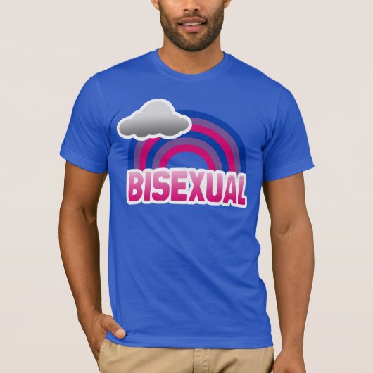 BISEXUELLER RAINBOW T-Shirt (Vorderseite)