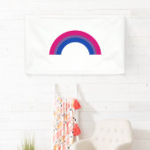 Bisexueller Regenbogen Banner (Insitu)