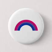Bisexueller Regenbogen Button (Vorderseite)