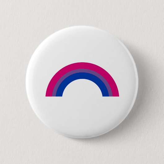 Bisexueller Regenbogen Button (Vorderseite)