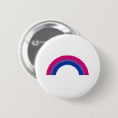 Bisexueller Regenbogen Button (Vorne & Hinten)