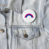 Bisexueller Regenbogen Button (Beispiel)