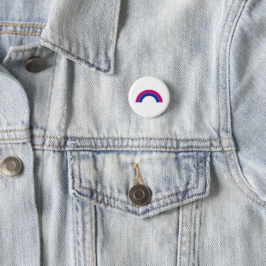 Bisexueller Regenbogen Button (Beispiel)