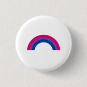 Bisexueller Regenbogen Button (Vorderseite)