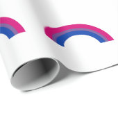 Bisexueller Regenbogen Geschenkpapier (Rolleneckpunkt)