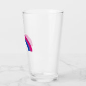 Bisexueller Regenbogen Glas (Links)
