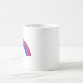 Bisexueller Regenbogen Kaffeetasse (Mittel)