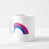 Bisexueller Regenbogen Kaffeetasse (Vorderseite Links)