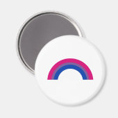 Bisexueller Regenbogen Magnet (Vorderseite/Rückseite)