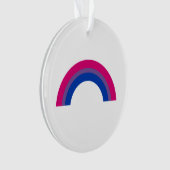 Bisexueller Regenbogen Ornament (Vorderseite)