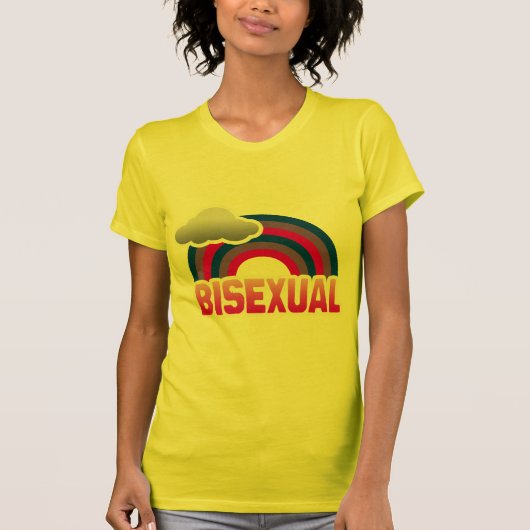 BISEXUELLER REGENBOGEN T-Shirt (Vorderseite)