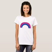 Bisexueller Regenbogen T-Shirt (Vorne ganz)