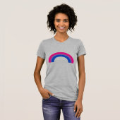 Bisexueller Regenbogen T-Shirt (Vorne ganz)