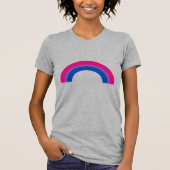 Bisexueller Regenbogen T-Shirt (Vorderseite)
