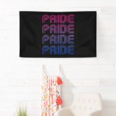Bisexueller Retro-Stolz Banner (Insitu)