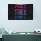 Bisexueller Retro-Stolz Banner (Messeveranstaltung)