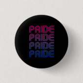 Bisexueller Retro-Stolz Button (Vorderseite)