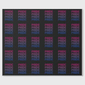 Bisexueller Retro-Stolz Geschenkpapier (Flach)