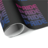 Bisexueller Retro-Stolz Geschenkpapier (Rolleneckpunkt)