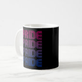 Bisexueller Retro-Stolz Kaffeetasse (Vorderseite Links)