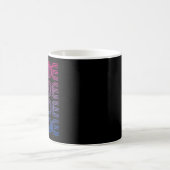 Bisexueller Retro-Stolz Kaffeetasse (Mittel)