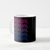 Bisexueller Retro-Stolz Kaffeetasse (Vorderseite Links)