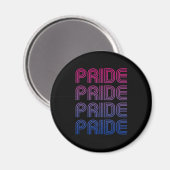 Bisexueller Retro-Stolz Magnet (Vorderseite/Rückseite)