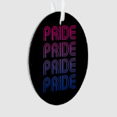 Bisexueller Retro-Stolz Ornament (Vorderseite)