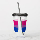 Bisexueller Stolz! Acryltrinkbecher (Links)