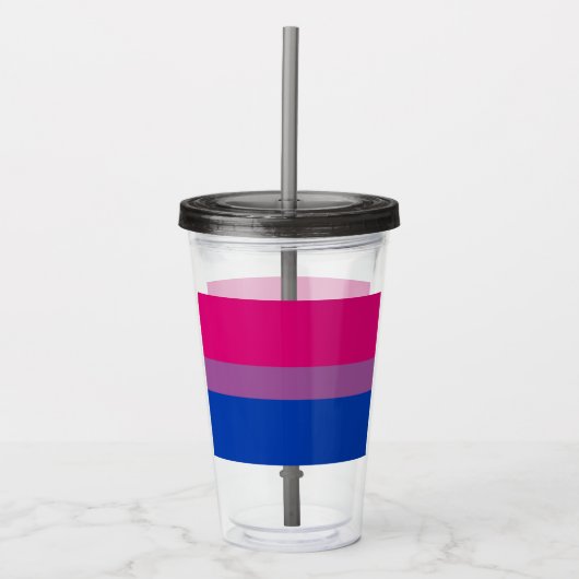 Bisexueller Stolz! Acryltrinkbecher (Vorderseite)
