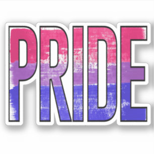 Bisexueller Stolz Aufkleber