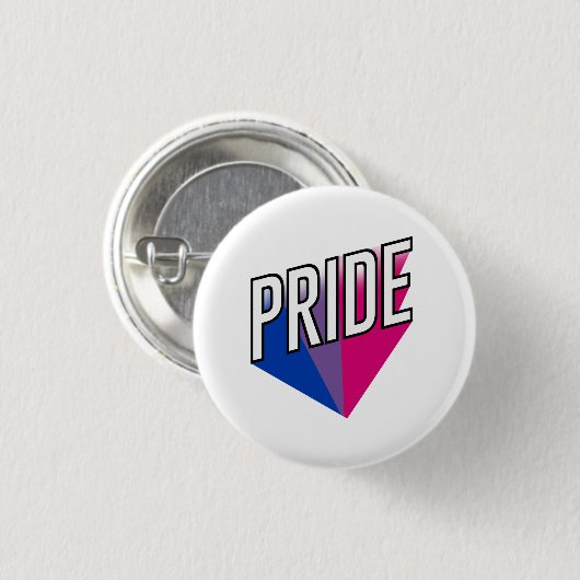 Bisexueller Stolz-Ausbruch Button (Vorne & Hinten)