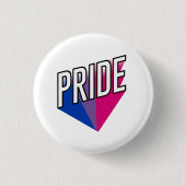 Bisexueller Stolz-Ausbruch Button (Vorderseite)