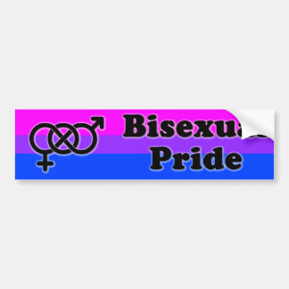 Bisexueller Stolz Autoaufkleber