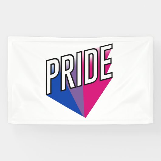 Bisexueller Stolz Banner (Horizontal)